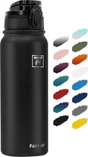 20 oz Insulated Stainless Steel Water Bottle with Anti-Dust Chug Lid, Leakproof