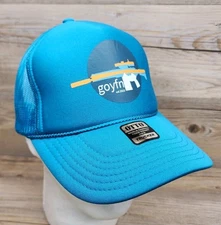 GOYFN Culture Cap Otto Adjustable Trucker Hat Blue