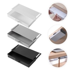 3pcs Hidden Desk Pencil Organizer Pull-Out Under Kitchen Cabinet Drawer