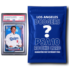 Los Angeles Dodgers PSA 10 gradi Rookie Card Mystery Pack