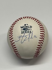 Zach Eflin Signed Rawlings Official 2022 World Series Baseball Phillies GTP