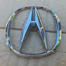 02-06 Acura Rsx 04-08 Tsx Rear Emblem Chrome Logo Symbol Badge Oem 75701-s6m-a00