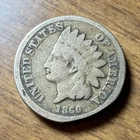 1860 Indian Head Small Cent 1C Business Strike Philadelphia Uncertified