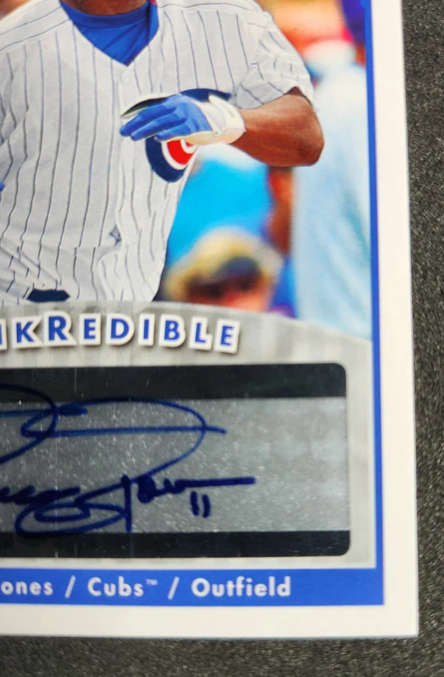 Upper Deck Inkredible 2006 #I-JO Jacque Jones automático Foto 2 de 4