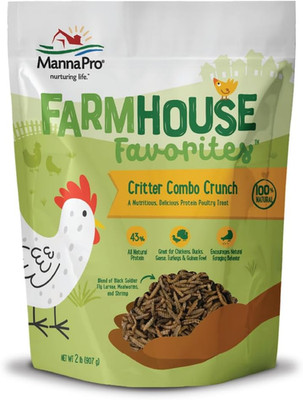 Manna Pro Farmhouse Favorites Poultry Treat with Protein, 2Lb