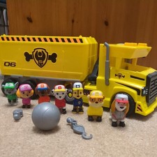 PAW Patrol Rubble 2-in-1 Trasformazione X-Treme Big Truck Pups Veicolo e 7 Personaggi