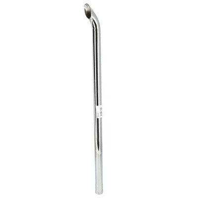 Exhaust Stack - 2'' x 48'' Curved Chrome