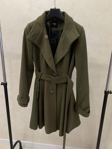 Women ASOS Coat Khaki  M