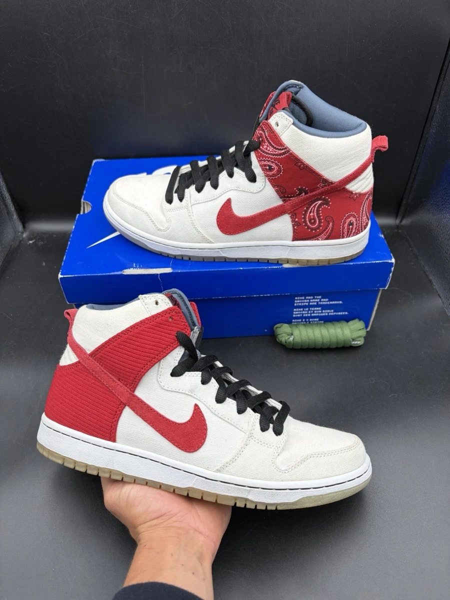 Nike Dunk Canvas High Red for Sale | Authenticity Guaranteed | eBay