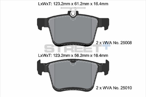 BremsbeläGe Seat Leon (5F1) 1.8 TSI Baujahr 02/13–08/18 Kw 132 PS 180 - Pagid Ra-image