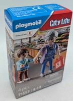 Playmobil 71553 Kaufland Oma Mit Enkel Beim Einkaufen Promo Kundin Einkaufen Neu