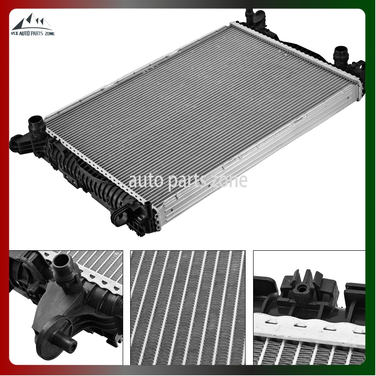 Engine Water Radiator Cooler 4M0121251M For Lamborghini Urus Audi RS Q8 Bentley