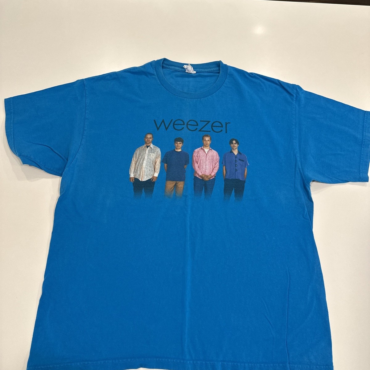 2000s Vintage Weezer Blue Album Gift For Fan Blue All Size Unisex