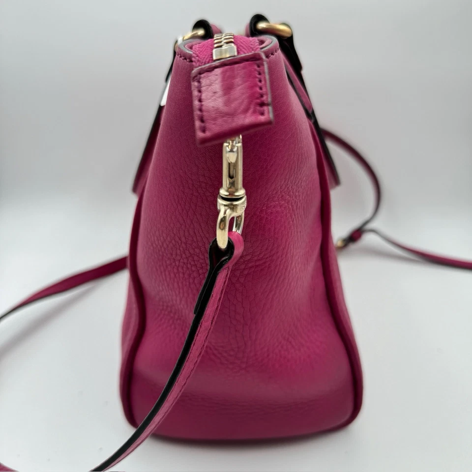 Authentic GUCCI Soho Pink Handbag Crossbody Shoulder Bag Marmont Fringe Tassel - Image 4 of 4