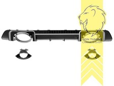 Heckansatz Heckspoiler Diffusor für Audi TT 8S schwarz