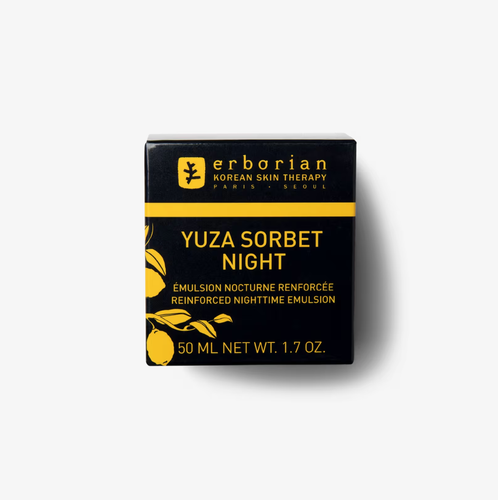 Erborian Yuza Sorbet Night - Vitamin C Night Cream Moisturizer, Free Ship 1.7 oz - Picture 2 of 3