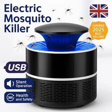 USB Electric Mosquito Insect Killer Lamp LED Light Fly Bug Zapper Trap Catcher
