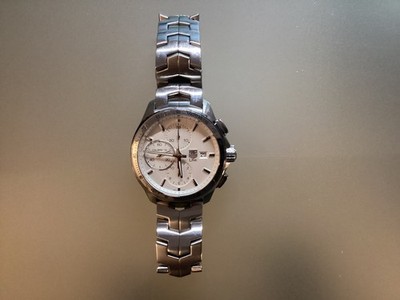 Tag Heuer Link Chronograph Herren SS Auto Silber CAT 2011