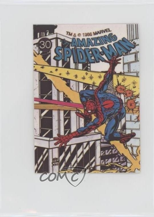 1986 Comic Images Marvel Universe - Stickers I: Official Spider-Man #30 14pi