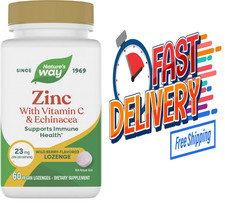 Natures Way Zinc Lozenges with Vitamin C & Ec...