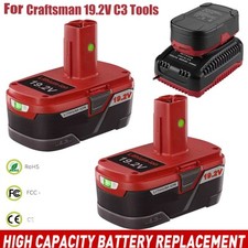 1-2Pack for Craftsman 19.2V Lithium XCP 8.0Ah Battery C3 DieHard 11375 / Charger