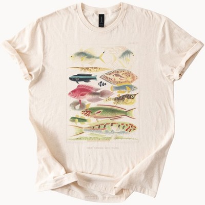 Great Barrier Reef Fish Shirt Colorful Ocean Animal Art Sea Life Graphic Tee