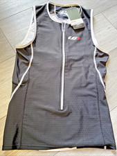 Louis Garneau Cycling Jersey Small Sleeveless 3/4 Zip NWT