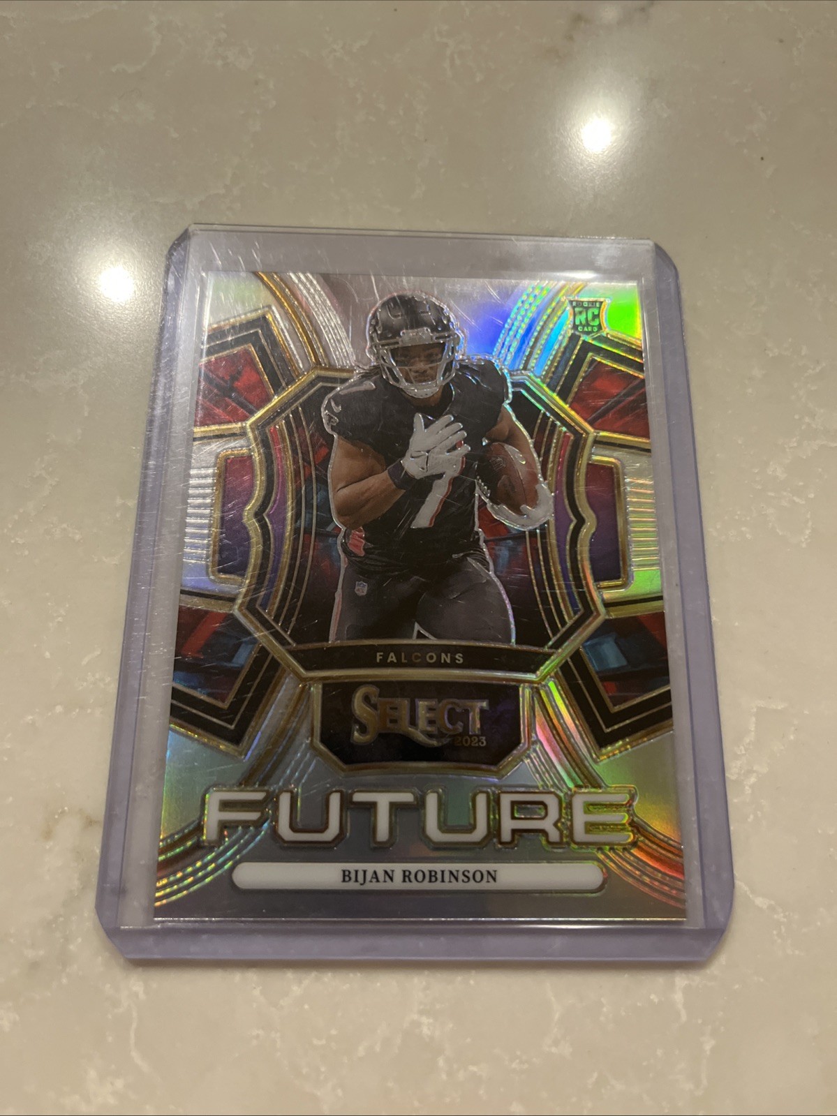 2023 Select Bijan Robinson Future RC Silver Prizm #FUT-BRO Falcons