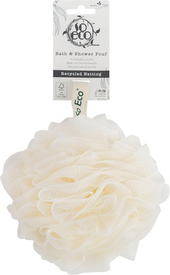 Eco-Friendly Bath Pouf - 100% Recycled, Vegan, Gentle Exfoliating Sponge