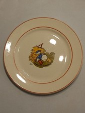 Wadeheath Ware Original 1930s Disney Donald Duck Boy Blue Art Deco Saucer /Plate