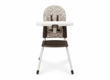 Graco High Chair Brown Elephant Print Adjustable Baby Feeding Seat