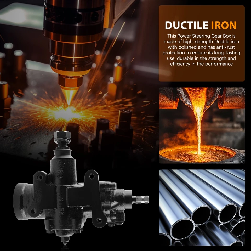 Power Steering Gear Box For 1969-1987 GMC C1500 Chevrolet C10 Series 500 14:1 S+ Foto 2 de 4