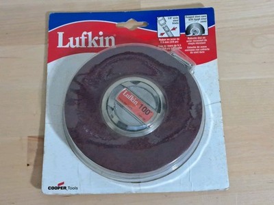 Cooper Tools Luftkin Taper Measure 100ft Yellow Tape HW100