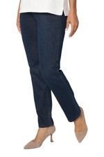 Belle by Kim Gravel Women's Flexibelle Straight-Leg Jean Twilight Wash