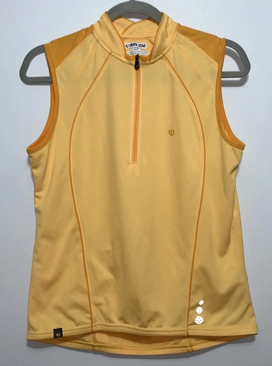 Veste Sans Manches Pearl Izumi Jaune – Cycliste Homme Taille M – Respirante Et Légère