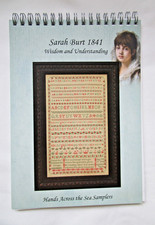 Hands Across The Sea Samplers Sarah Burt 1841 Counted Cross Stitch Pattern