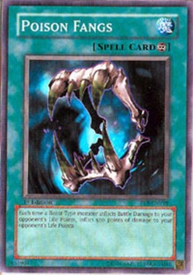 Poison Fangs - FET-EN038 - Common - 1st Edition - Damaged