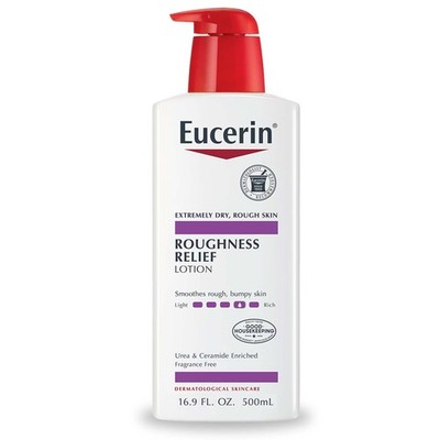 Eucerin Roughness Smoothing Body Lotion for Dry, Rough Skin, Urea Enriched Body