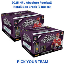 Dallas Cowboys 2025 NFL Absolute Football Retail (2 X) - PYT Break #1237