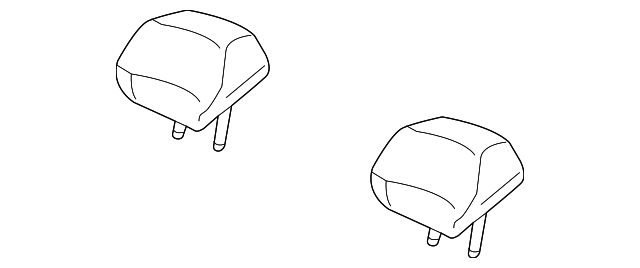 Genuine Honda Headrest Outer 82140-TS8-A01ZA