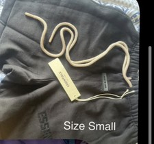 ESSENTIALS Mens Black Fleece Sweatpants Pants...