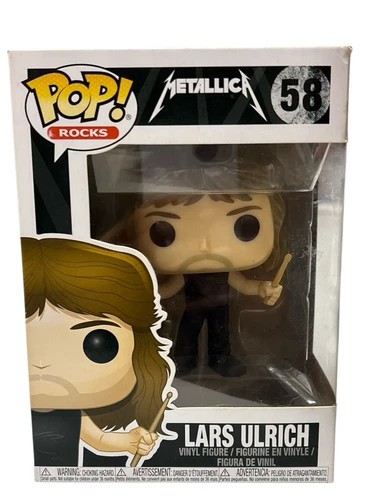 Funko Pop! Rocks: #58 Metallica Lars Ulrich Vinyl Figure