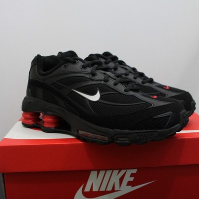 Nike Shox Ride 2 Black University Red Metallic Silver 9 II7635-001
