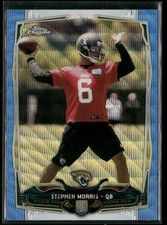 2014 Topps Chrome #167 Stephen Morris Blue Wave Refractor
