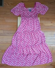 new-with-tags orig. 64 size XS Skies Are Blue pink white maxi dress