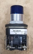 ALLEN-BRADLEY 800T-QBH24G     Illuminated Push Button  Blue