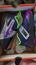 Nike Team Hustle D 12 SE PS Kids 12C Low Top Basketball Shoes Blue/Green