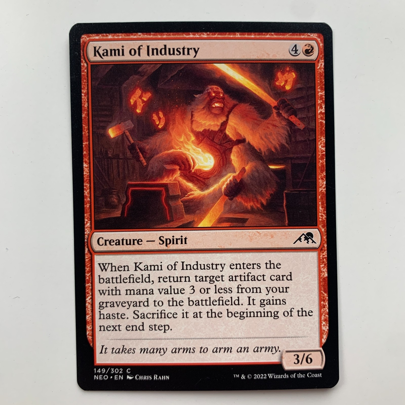 Kami of Industry - 149/302 - Kamigawa: Neon Dynasty - Magic: The Gathering