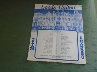1982 RUGBY LEAGUE LEEDS CHALLENGE CUP FINAL HULL v WIDNES TEAM CHANGES SHEET