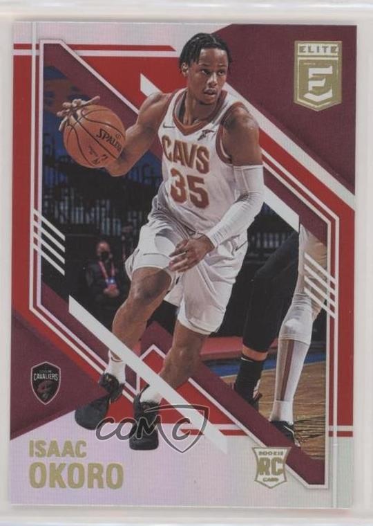 2020-21 Donruss Elite Rookies Red Isaac Okoro #148 0s9t